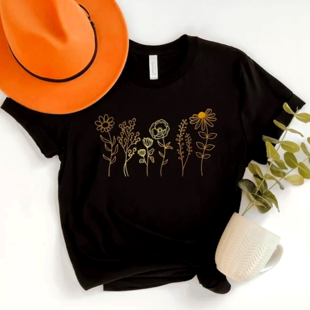 Flower tshirts